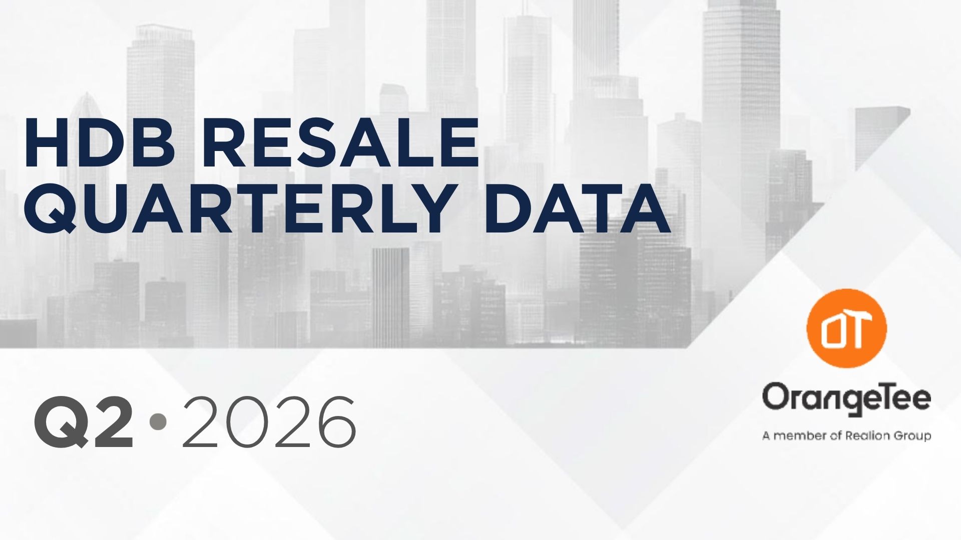 HDB Resale Quarterly Data Q2 2026
